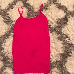 Pink tank top